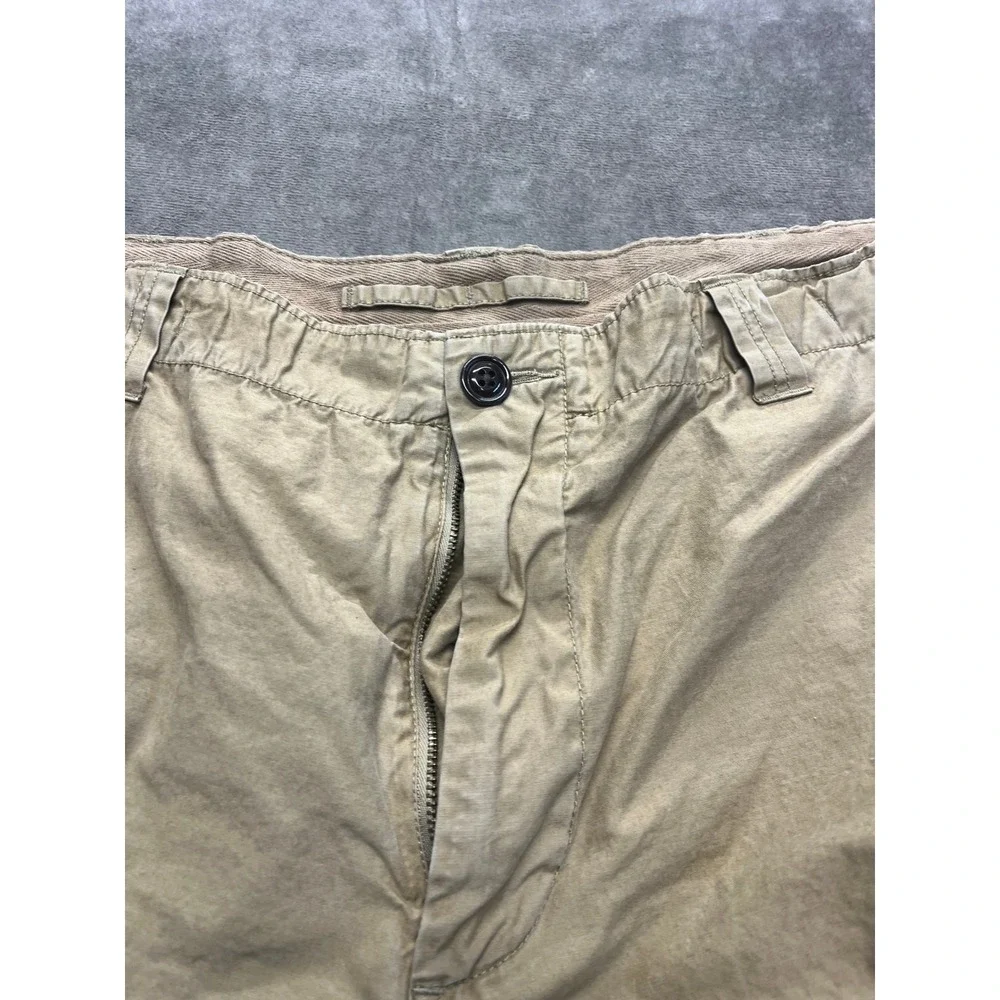 Polo‎ Ralph Lauren Mens Khaki Utility Canvas Classic Fit Cargo Shorts Size 42
